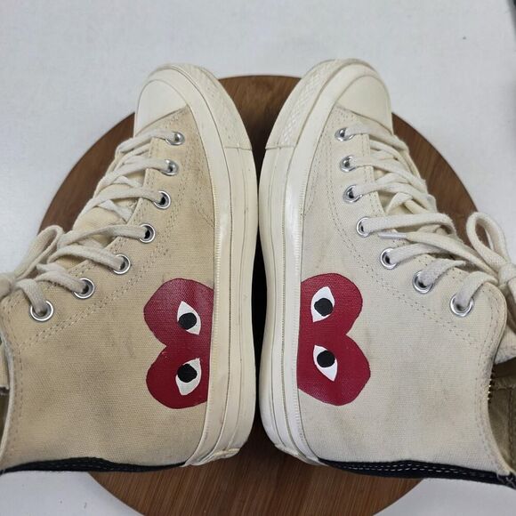 Converse Chuck Taylor All Star Play Comme des Garçons Shoes women's Size 7 Heart - Picture 10 of 16